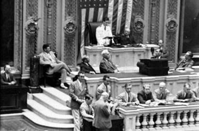 Kralj Petar Drugi govori u američkom Kongresu 1942. godine
