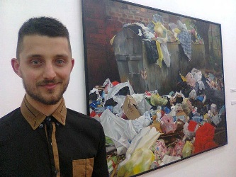 Mladi slikar iz Niša kome sam zaboravio ime, u Beogradu