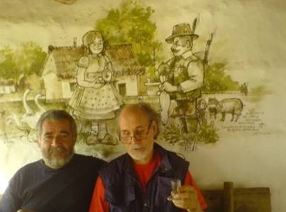 Emil Jakšić i M.M. Jagodinski u predahu