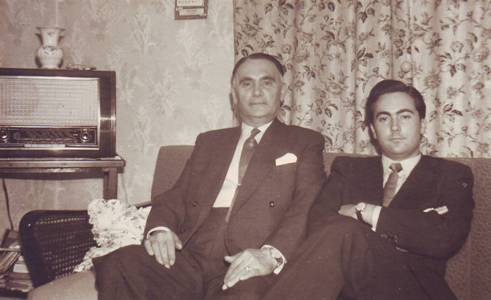 Miodrag Ilić i njegov otac Radoslav Ilić