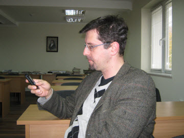 Paško Čaba govori za radio