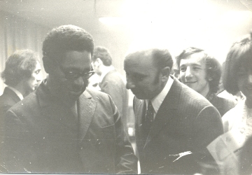Vojislav Bubiša Simić i Dizzy Gillespie, 70tih godina, Beograd
