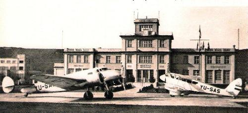 Aeroput, serodrom Beograd 1938.