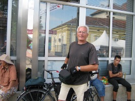 Andrzej Janiszewski geometar iz Krakova biciklom u Guču